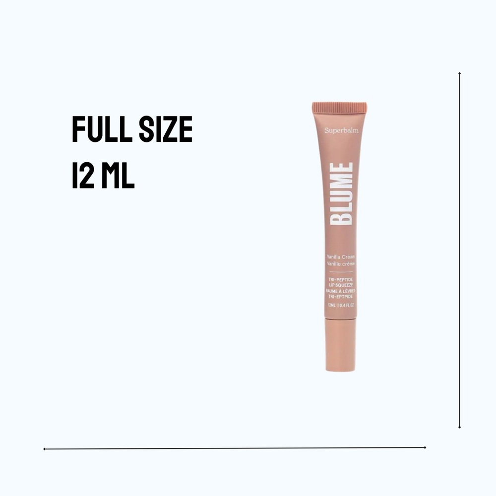 🇨🇦🆕📦NIB BLUME |FULL| VANILLA CREAM Superbalm Hydrating & nourishing Lip Balm - Picture 4 of 16
